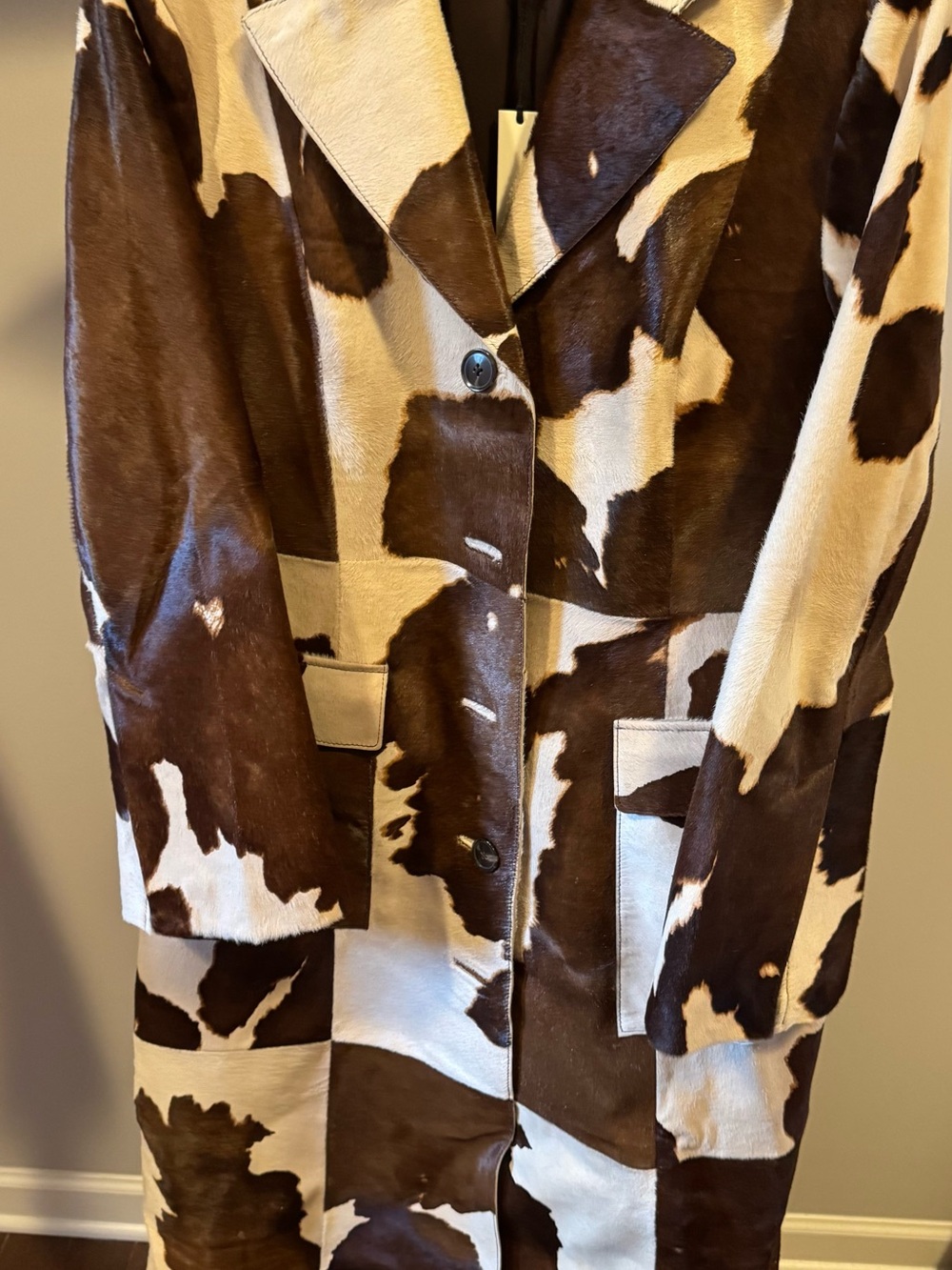 MARYAM HAIRCALF LEATHER COAT

Brand NEW! Never worn! - Picture 4 of 10